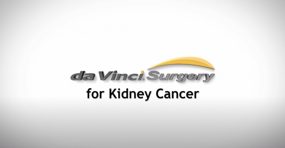 da Vinci Surgery Kidney Cancer General & Bariatric Surgery