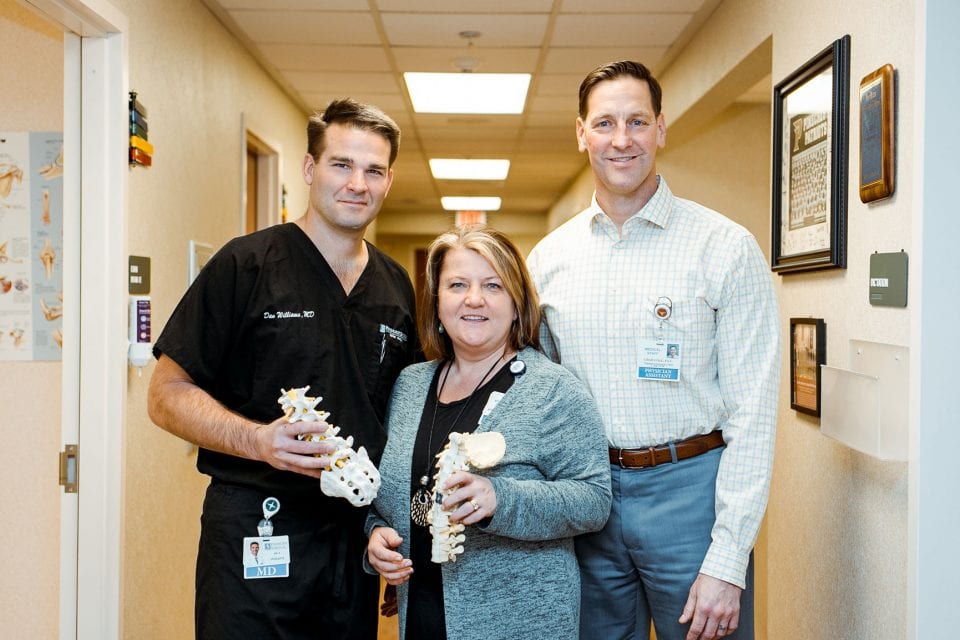 Daniel Williams Kristin Blatz Chad Cole Orthopaedic Surgery Spine Team